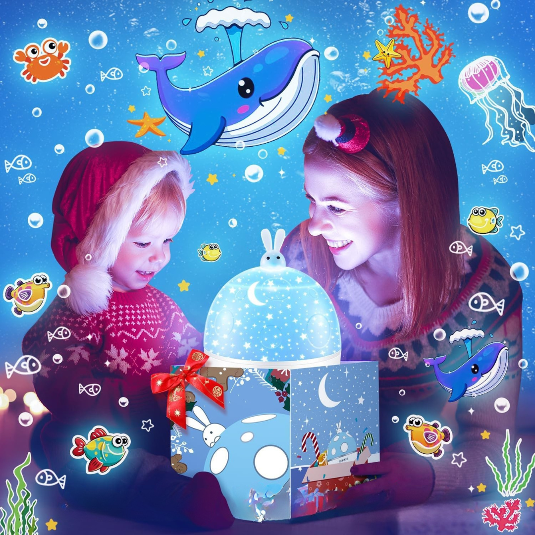 LED Galaxy Star Projector Night Light Lamp for Bedroom