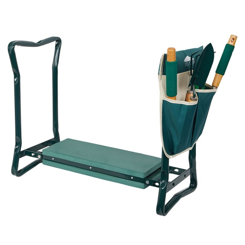 Foldable Garden Kneeler Seat and Tool Bench Gardening Stool