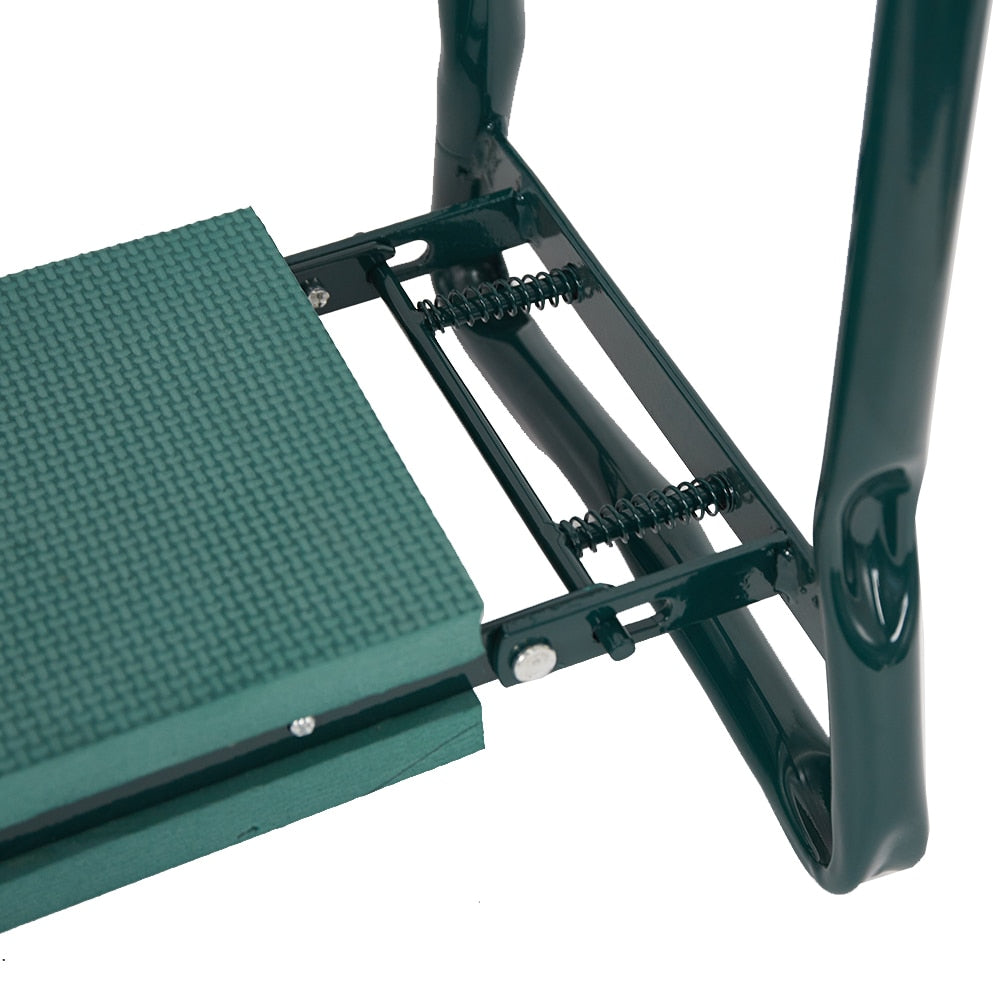 Foldable Garden Kneeler Seat and Tool Bench Gardening Stool
