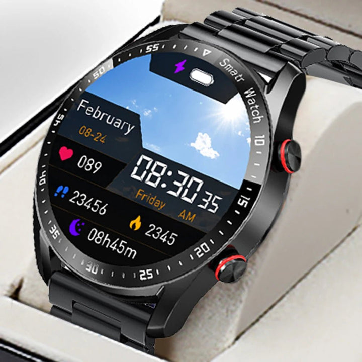 Smartwatch Blood Pressure Heart Rate Monitor Health Tracker