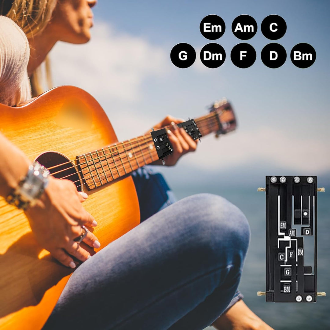 Acoustic Guitar Chord Trainer Learning Tool Device