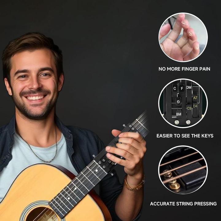 Acoustic Guitar Chord Trainer Learning Tool Device