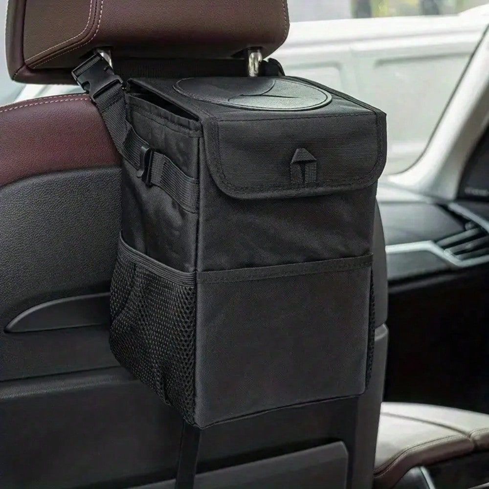 Hanging Waterproof Car Trash Can Bin Container