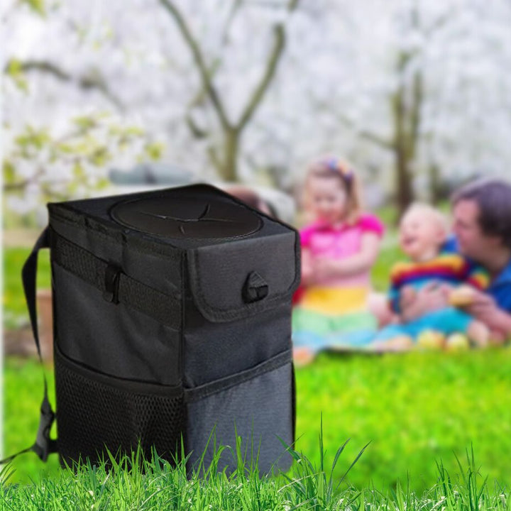 Hanging Waterproof Car Trash Can Bin Container