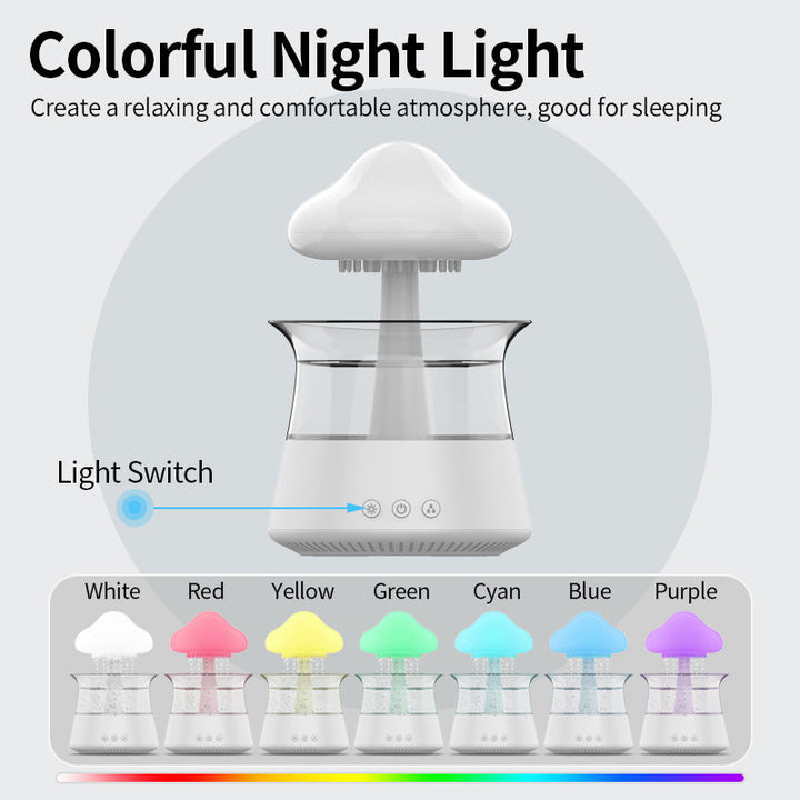 Mushroom Cloud Shape Ultrasonic Cool Mist Humidifier