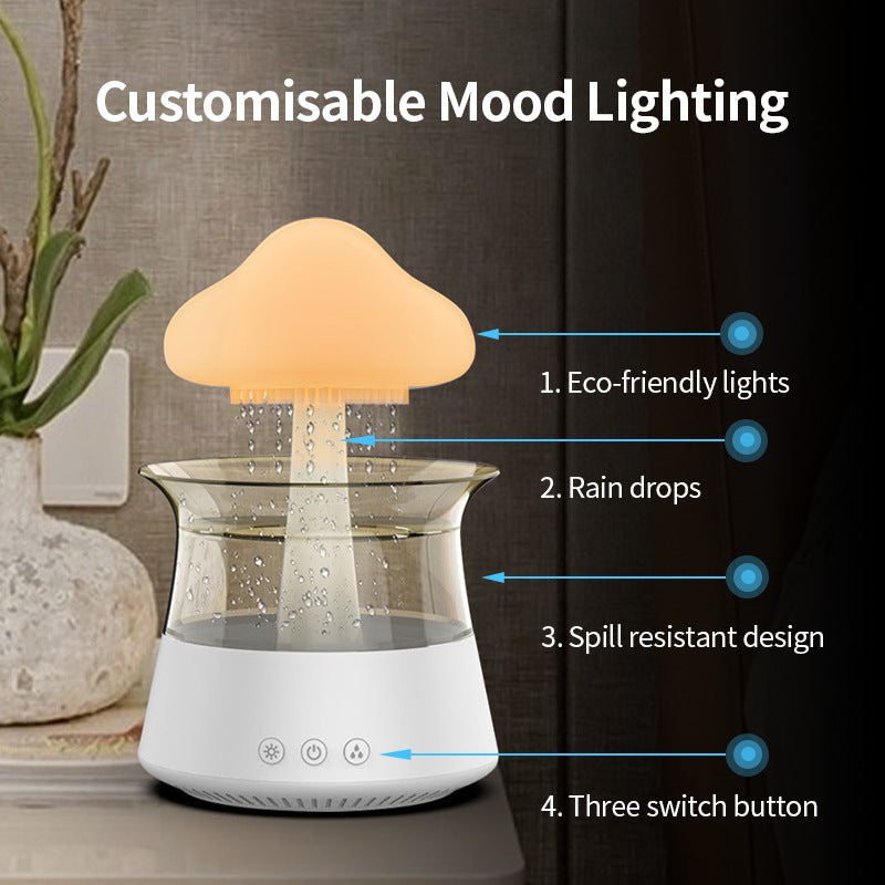 Mushroom Cloud Shape Ultrasonic Cool Mist Humidifier