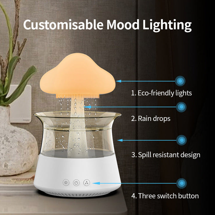 Mushroom Cloud Shape Ultrasonic Cool Mist Humidifier