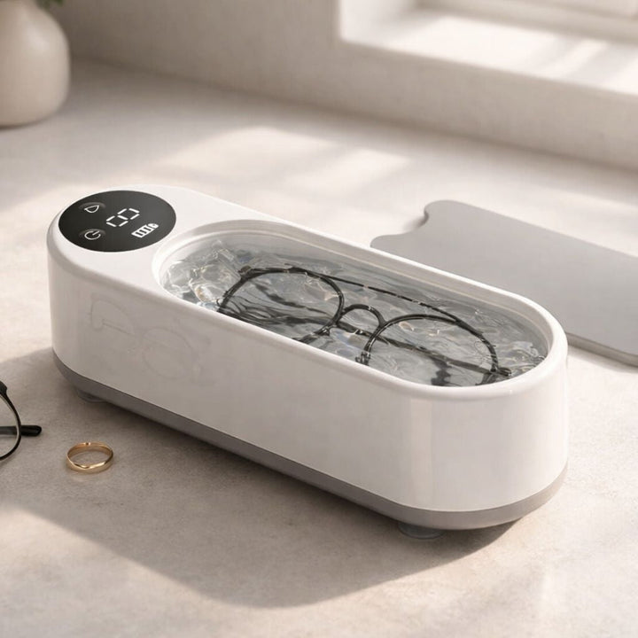 Ultrasonic Portable Cleaner for Glasses Jewelry Watches