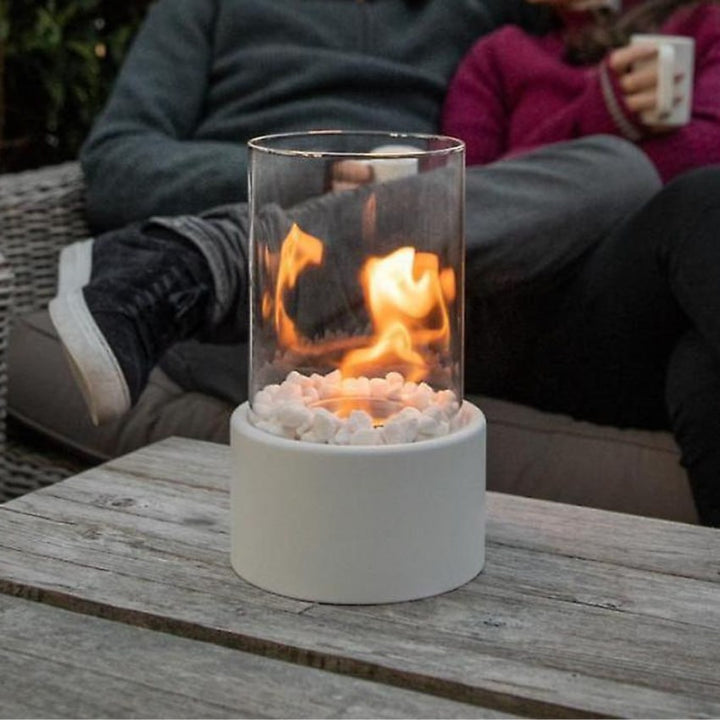 Tabletop Portable Ethanol Fireplace Indoor Smoke Free Flame Heater