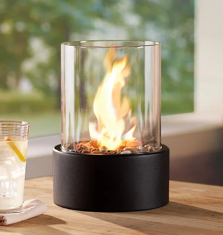 Tabletop Portable Ethanol Fireplace Indoor Smoke Free Flame Heater
