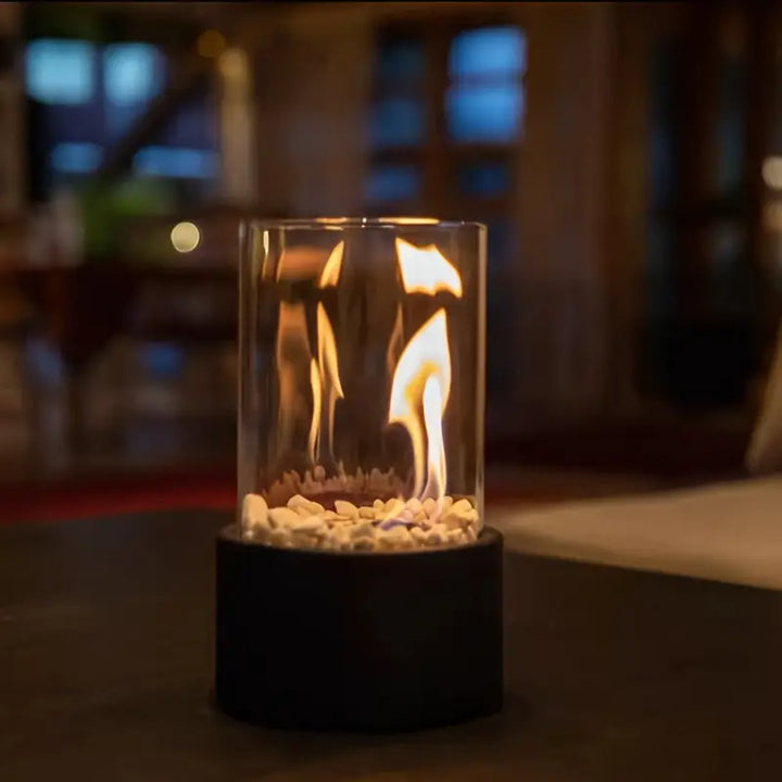 Tabletop Portable Ethanol Fireplace Indoor Smoke Free Flame Heater
