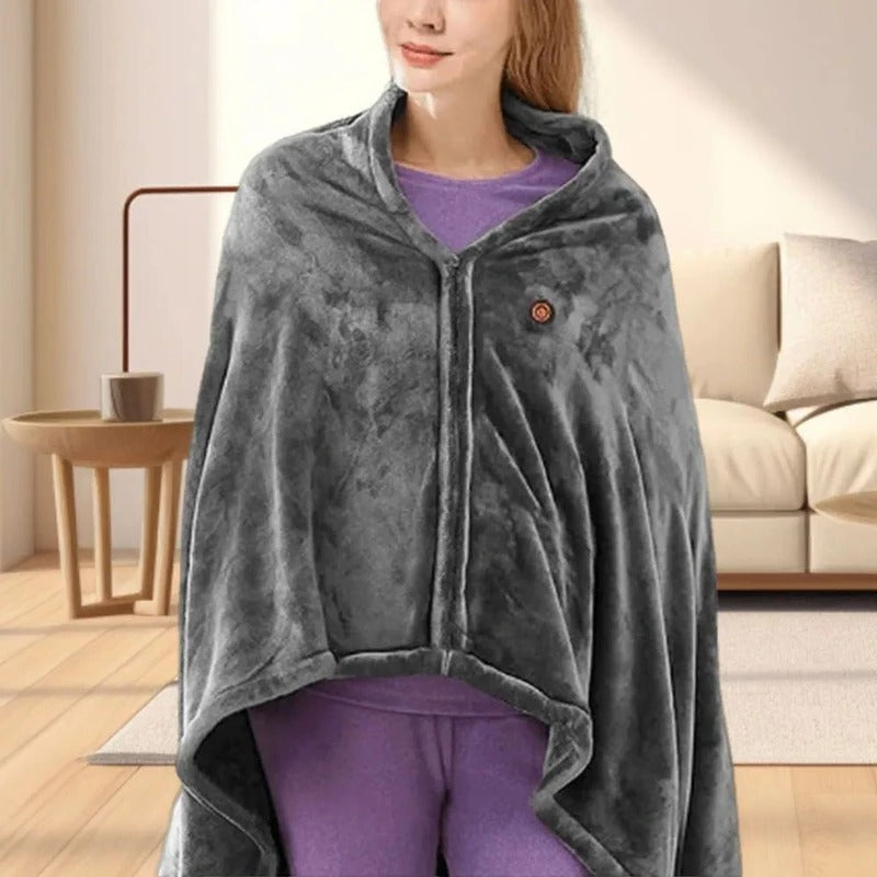 USB Powered Electric Heated Blanket Portable Heated Throw Blanket