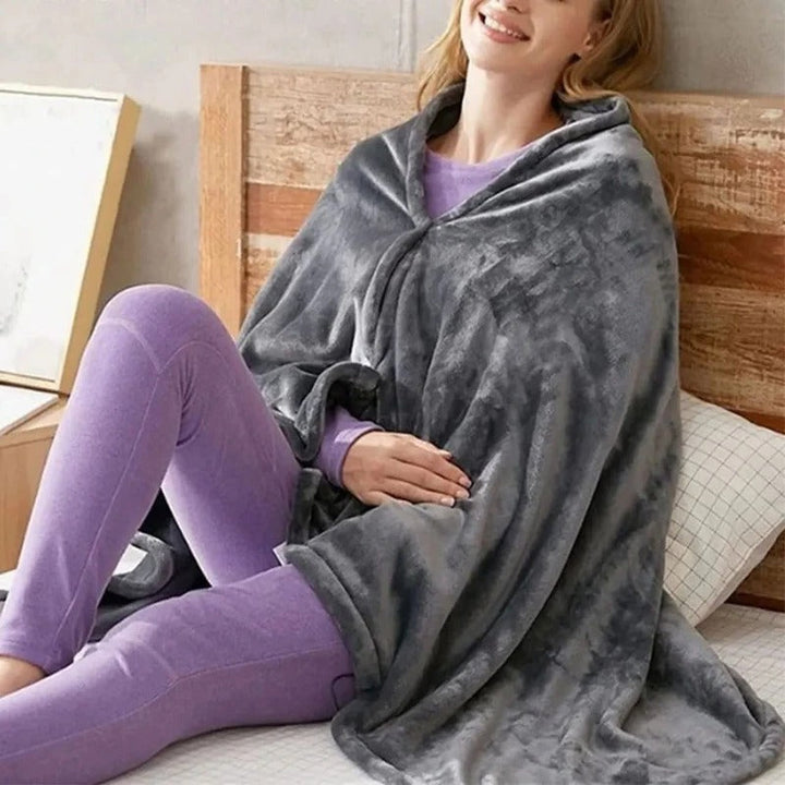 USB Powered Electric Heated Blanket Portable Heated Throw Blanket
