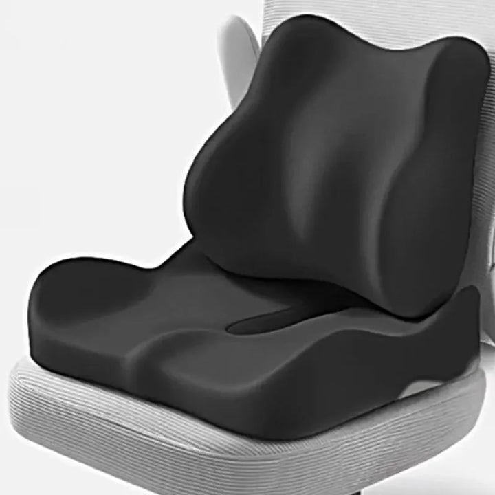 Memory Foam Seat Cushion with Lumbar Support for Office Chair Cushion
