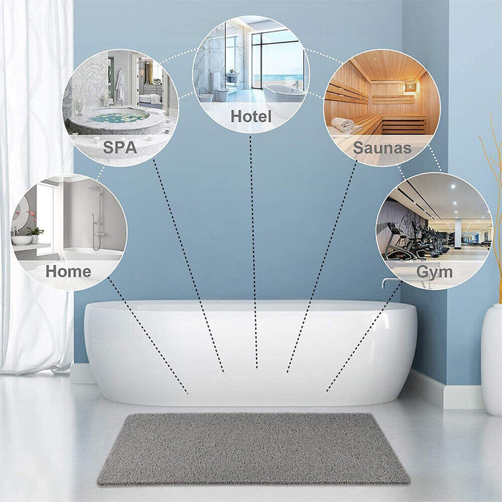 Rectangular Non Slip Bath Shower Mat