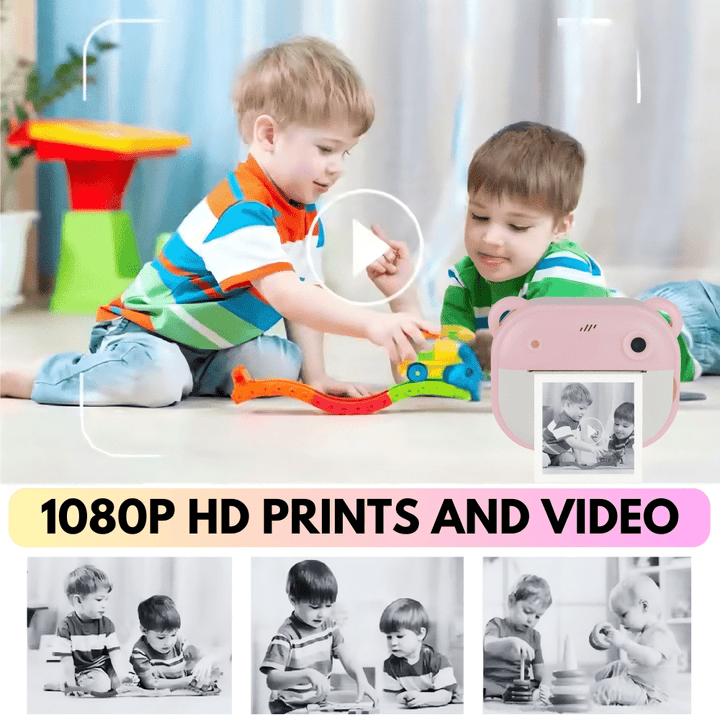 Portable Inkless Thermal Instant Photo Printer Camera