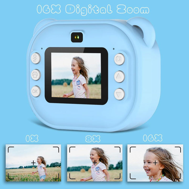 Portable Inkless Thermal Instant Photo Printer Camera