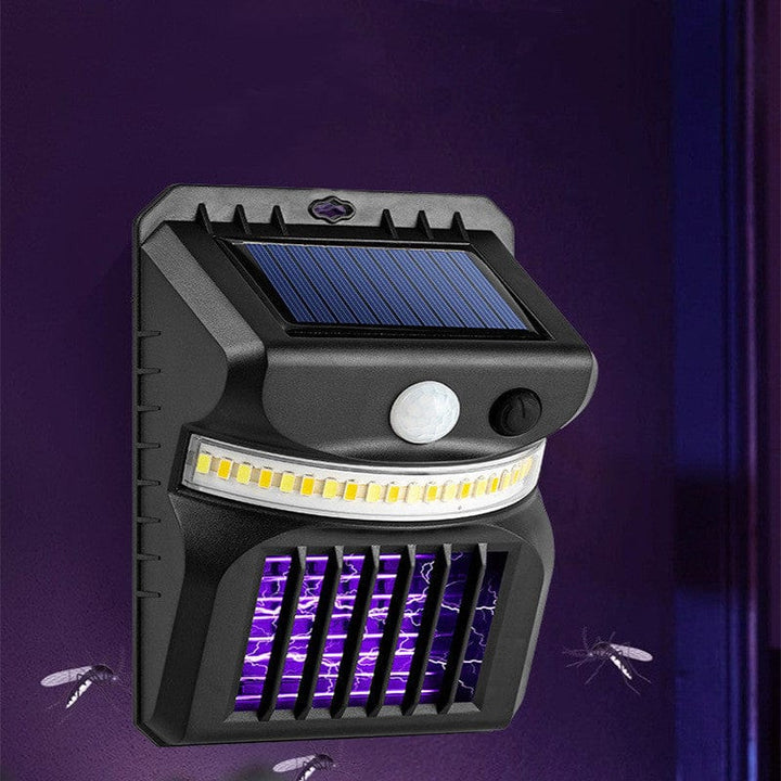Solar Powered LED Outdoor Mosquito Repellent Lamp