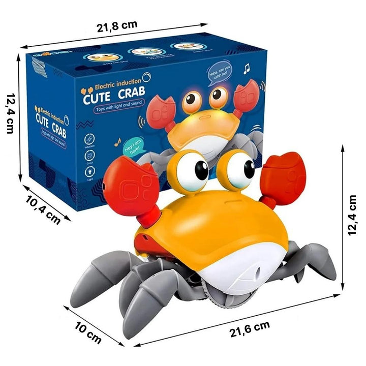 Mechanical Crawling Crab Toy Moving Animal Toy for Kids