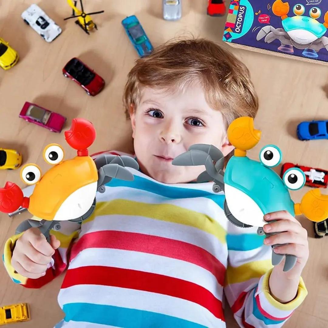 Mechanical Crawling Crab Toy Moving Animal Toy for Kids