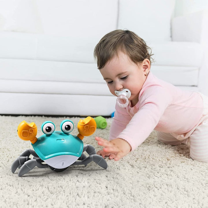 Mechanical Crawling Crab Toy Moving Animal Toy for Kids