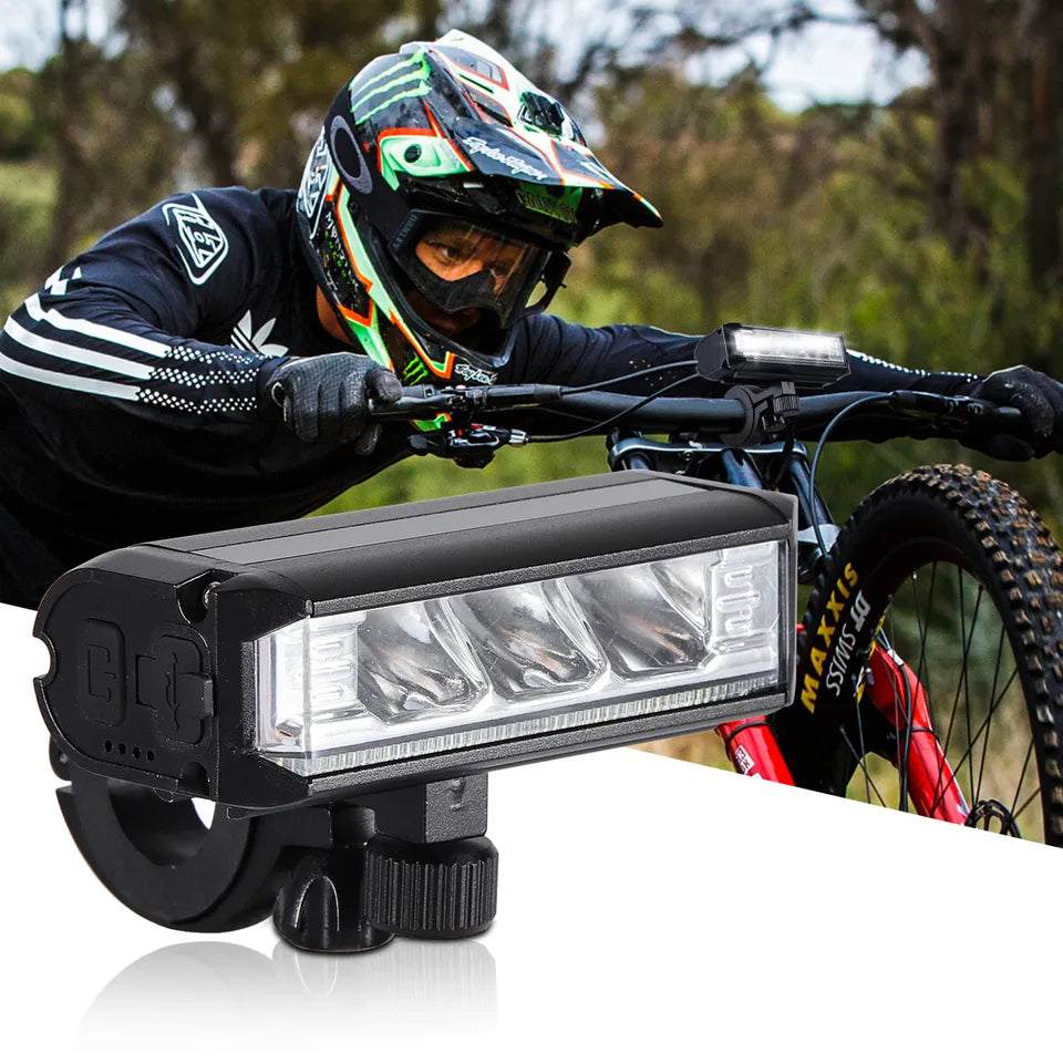 LED Bicycle Front Light Rechargeable Waterproof Bike Headlight