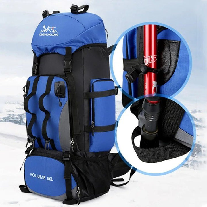 90 Liter Waterproof Hiking Camping Backpack Gear Bag