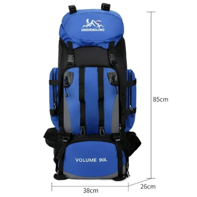 90 Liter Waterproof Hiking Camping Backpack Gear Bag