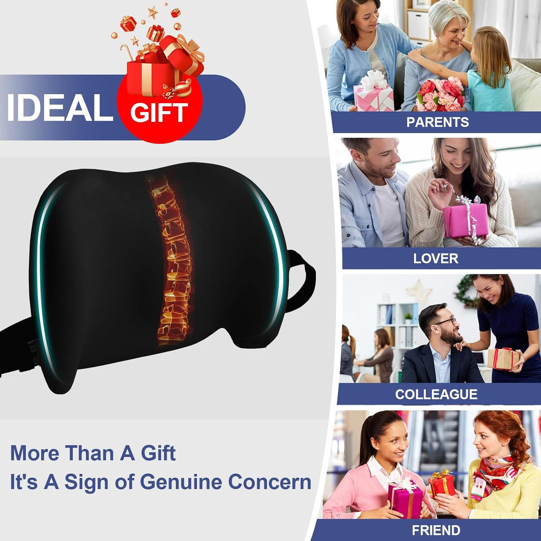 Memory Foam Lumbar Support Pillow Back Cushion Cushion