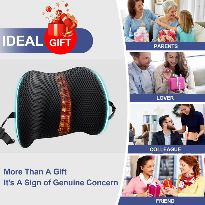 Memory Foam Lumbar Support Pillow Back Cushion Cushion