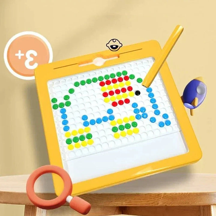 Magnetic Drawing Pad Montessori Dot Board Educational Kids Toy