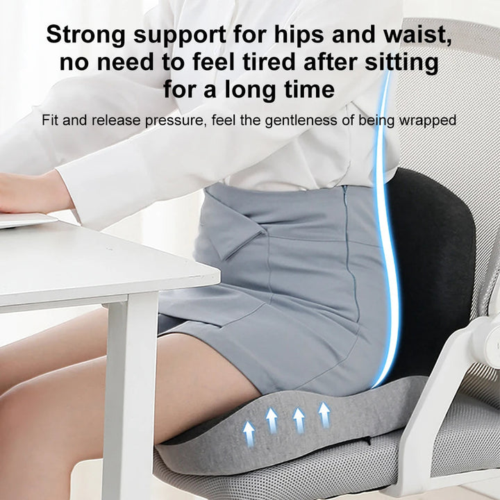 Memory Foam Lumbar Support Cushion Pillow