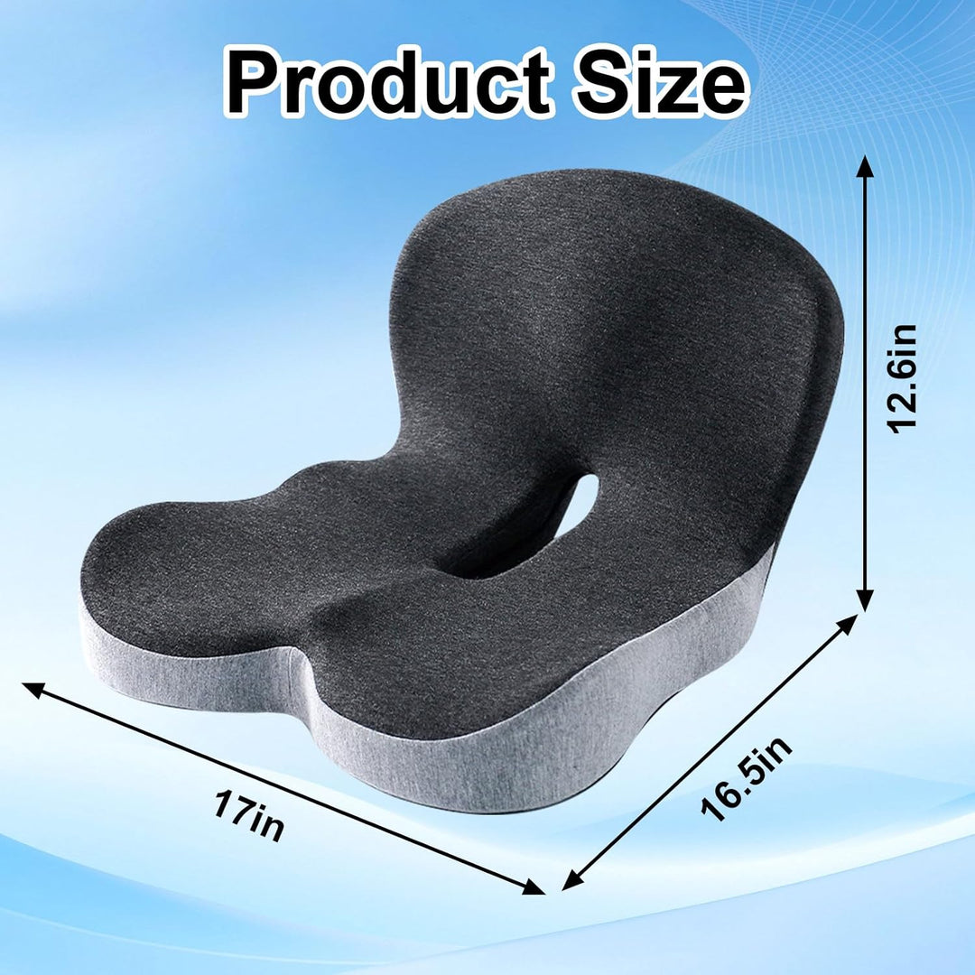 Memory Foam Seat Cushion for Car and Truck Drivers