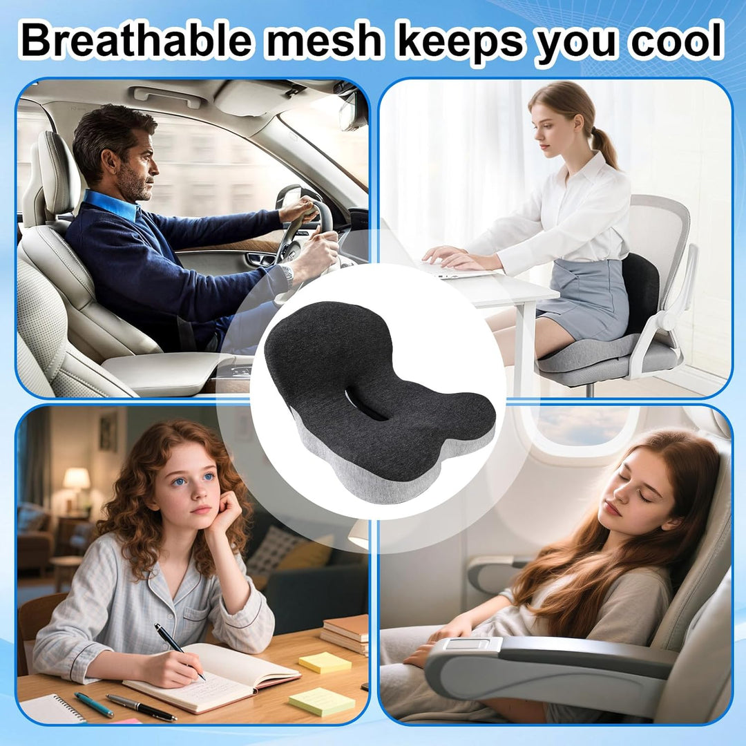 Memory Foam Seat Cushion for Car and Truck Drivers