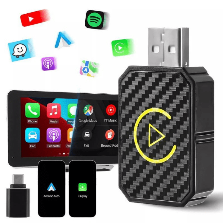 Wireless CarPlay Adapter USB Dongle Mini Compact for Car Integration