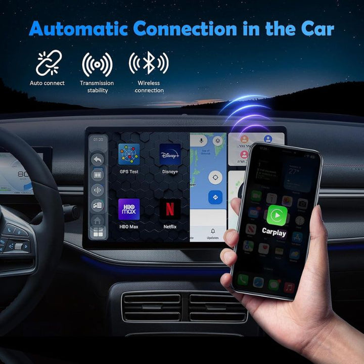 Wireless CarPlay Adapter USB Dongle Mini Compact for Car Integration