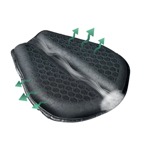 Motorcycle Gel Seat Pad Cushion for Bike Saddle Comfort