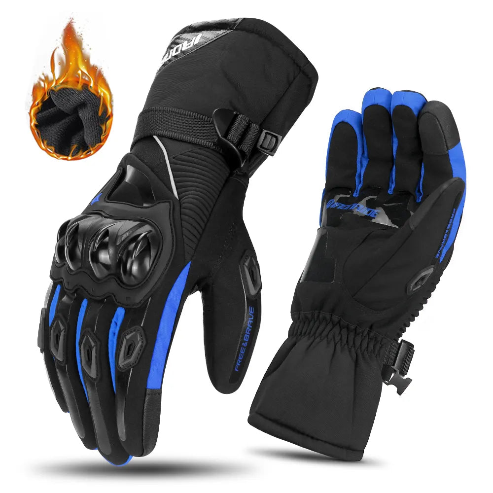 Motorcycle Riding Gloves Insulated Thermal Protective Gloves