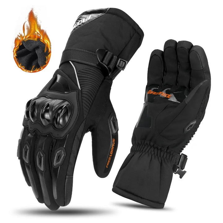 Motorcycle Riding Gloves Insulated Thermal Protective Gloves
