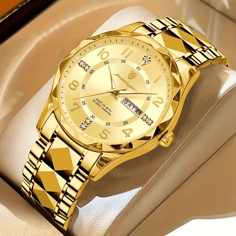 Waterproof Circular Sports Watch Multifunctional for Men