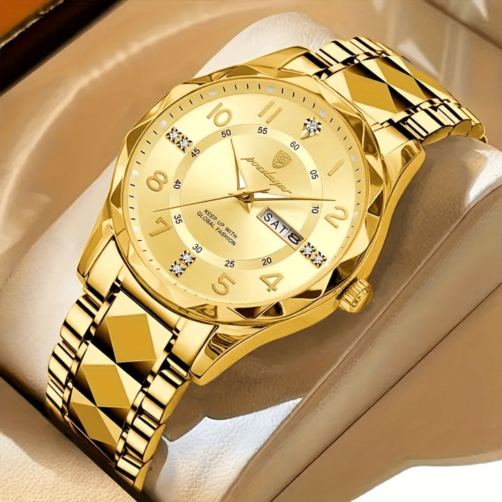 Waterproof Circular Sports Watch Multifunctional for Men
