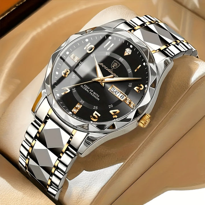 Waterproof Circular Sports Watch Multifunctional for Men