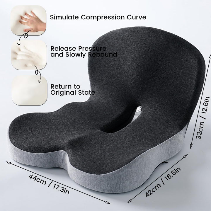 Orthopedic Lumbar Support Seat Cushion Pad for Chair