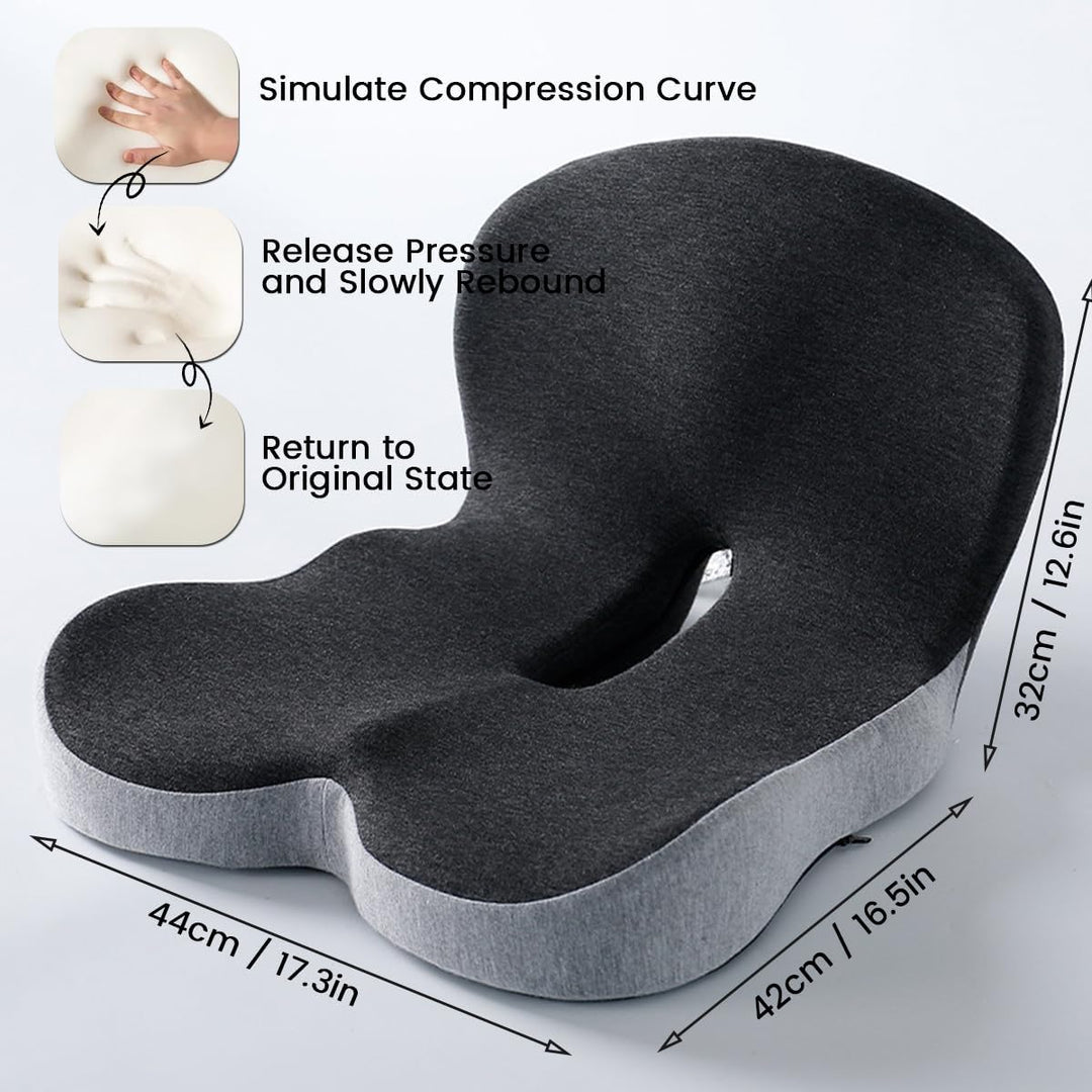 Orthopedic Lumbar Support Seat Cushion Pad for Chair