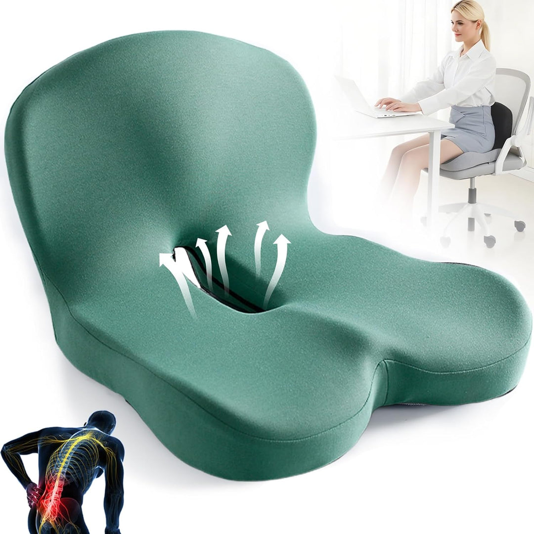 Orthopedic Lumbar Support Seat Cushion Pad for Chair