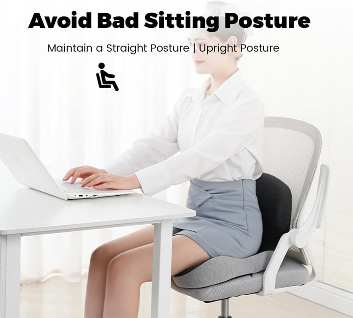 Orthopedic Lumbar Support Seat Cushion Pad for Chair