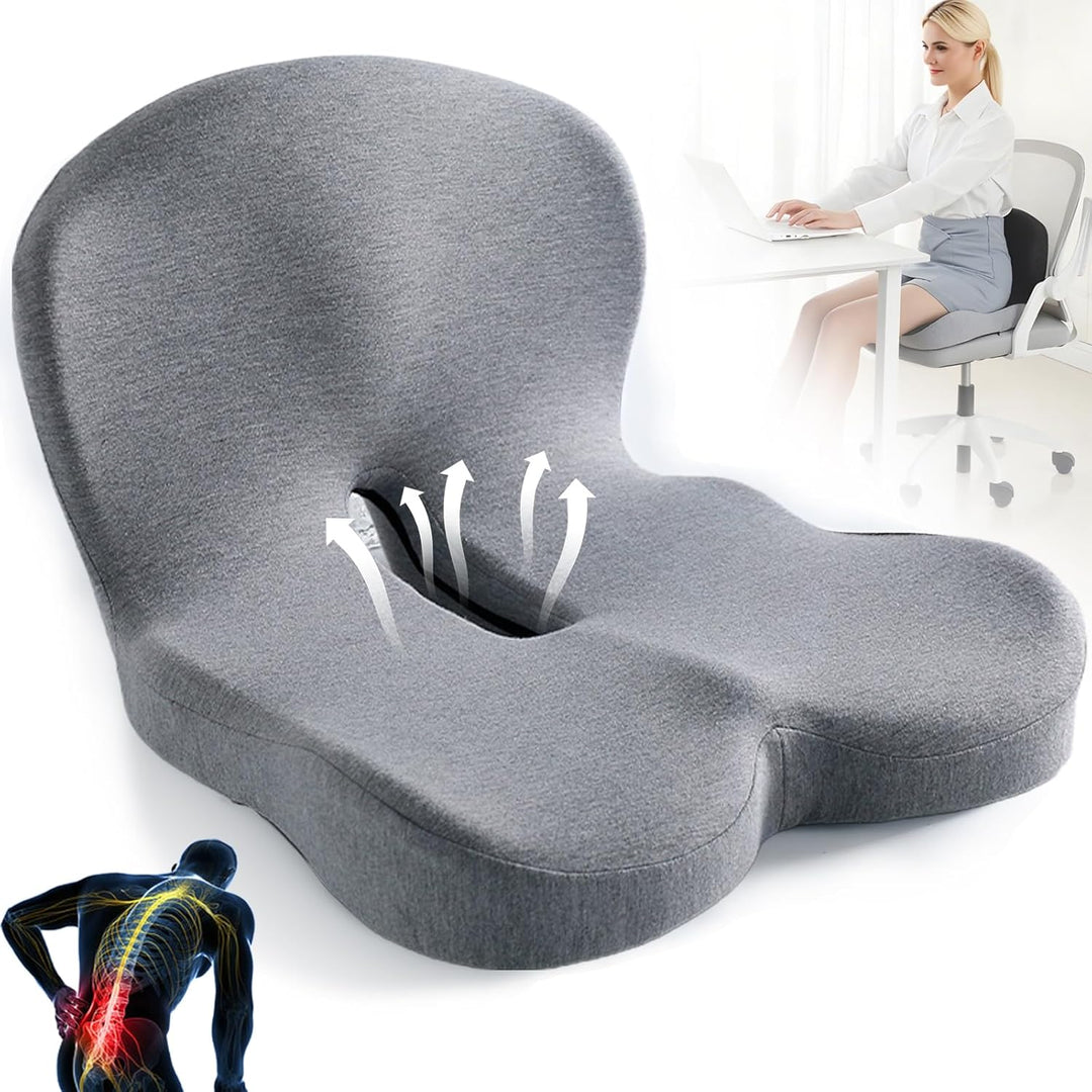 Orthopedic Lumbar Support Seat Cushion Pad for Chair