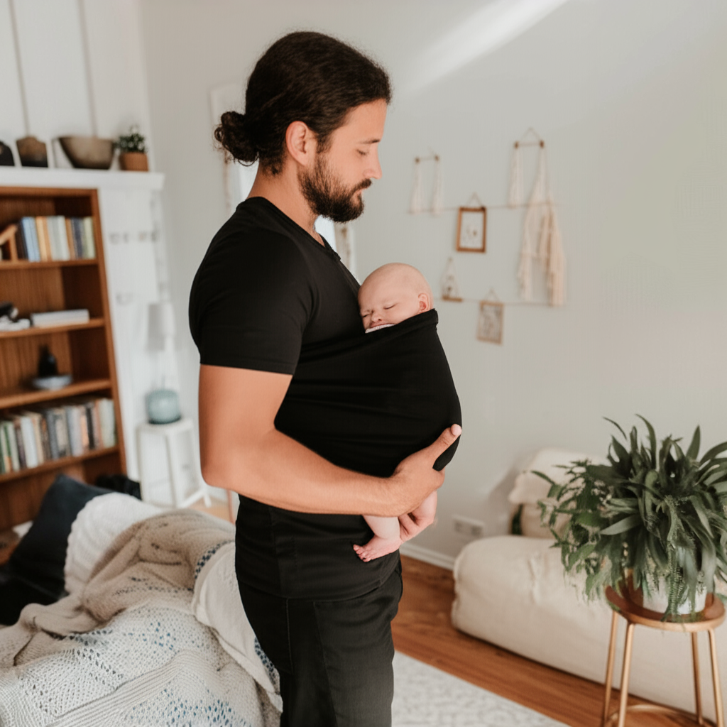 Babywearing TShirt Hands Free Baby Carrier Shirt for Parents