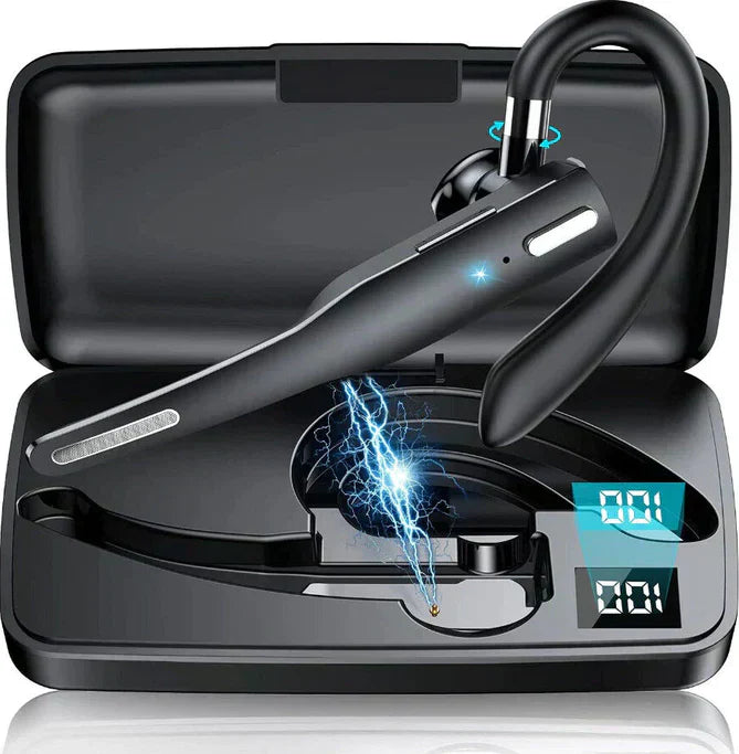 Wireless Bluetooth 5.1 Noise Cancelling Dual Microphone Headset Earpiece