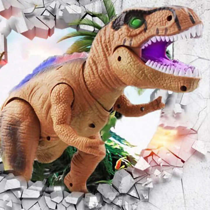 Remote Control Walking Roaring Dinosaur Toy Figure